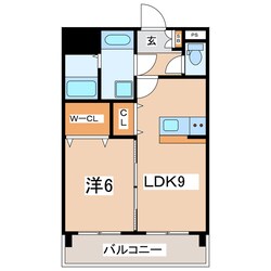 郡山駅 徒歩24分 1階の物件間取画像